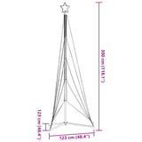 Led-Kerstboom 525 Leds 302 Cm Blauw
