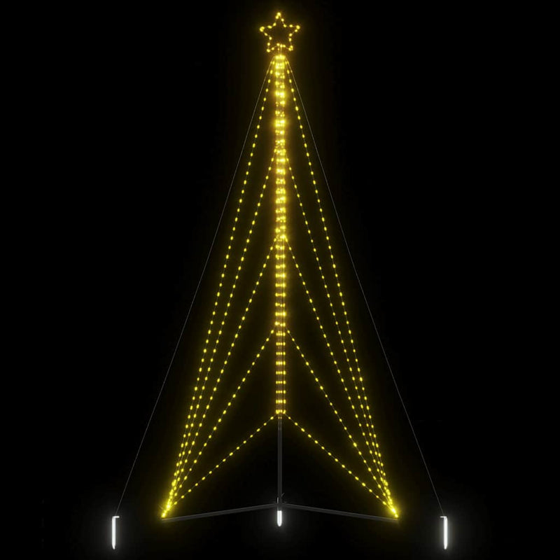 Led-Kerstboom 363 Leds Warm Wit 182 Cm Warmwit