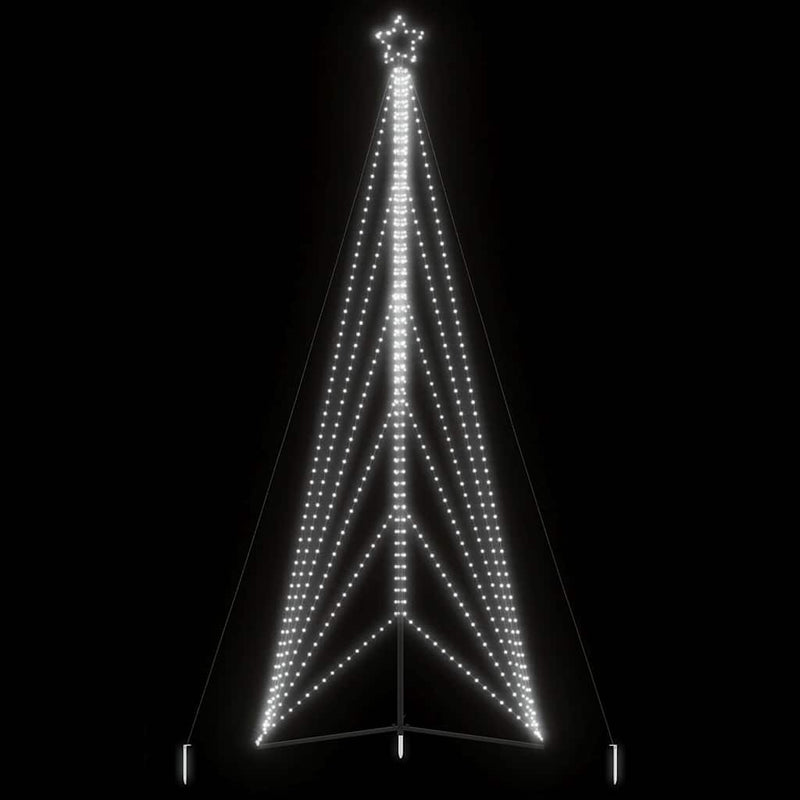 Led-Kerstboom 483 Leds Koud Wit Koudwit