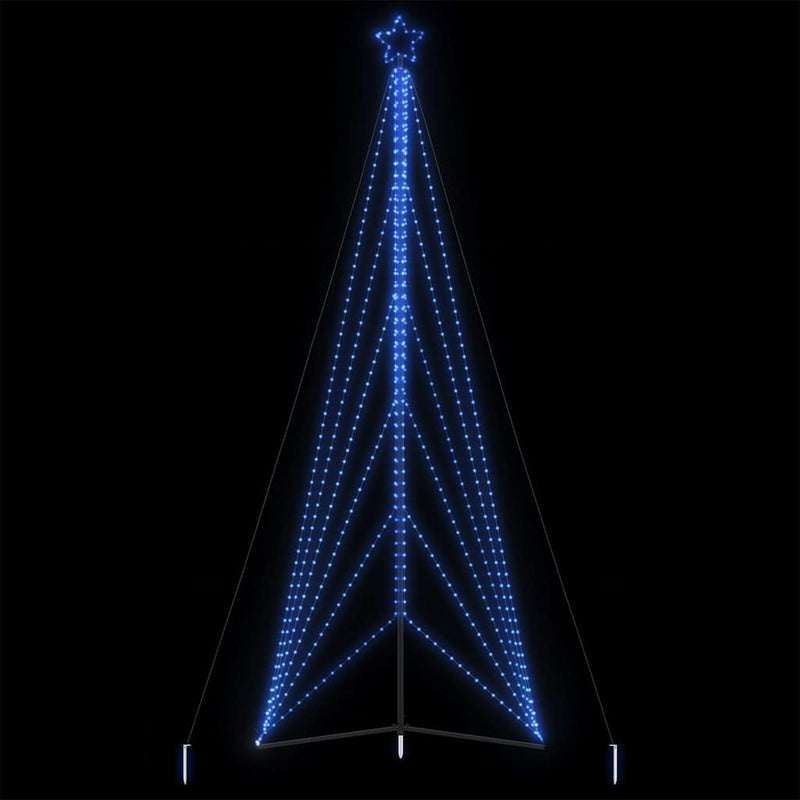 Led-Kerstboom 525 Leds 302 Cm Blauw