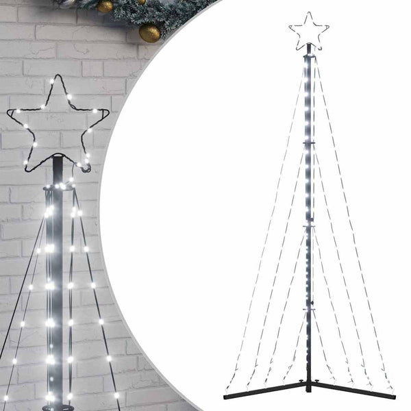 Led-Kerstboom 339 Leds Koud Wit 187 Cm Koudwit