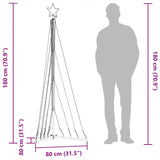 Led-Kerstboom 339 Leds Koud Wit 187 Cm Koudwit