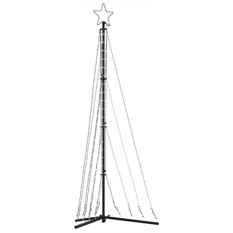 Led-Kerstboom 339 Leds Koud Wit 187 Cm Koudwit