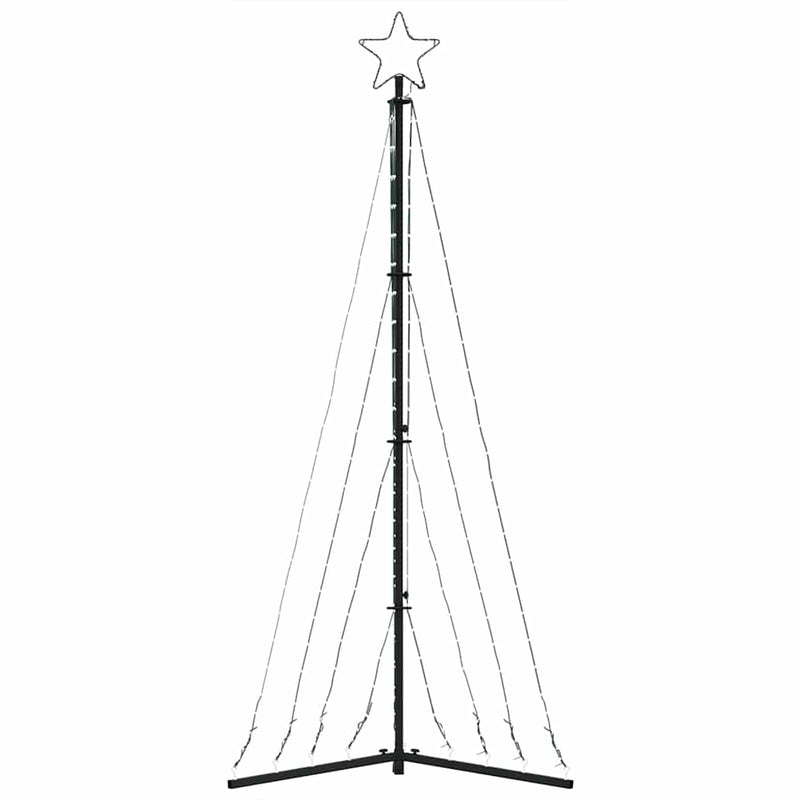 Led-Kerstboom 339 Leds Koud Wit 187 Cm Koudwit