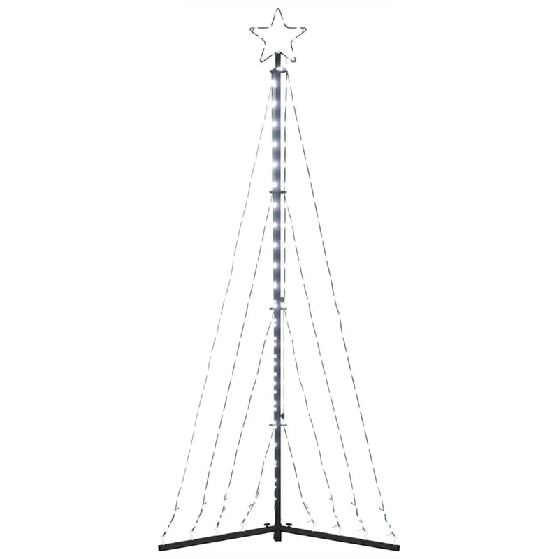 Led-Kerstboom 339 Leds Koud Wit 187 Cm Koudwit