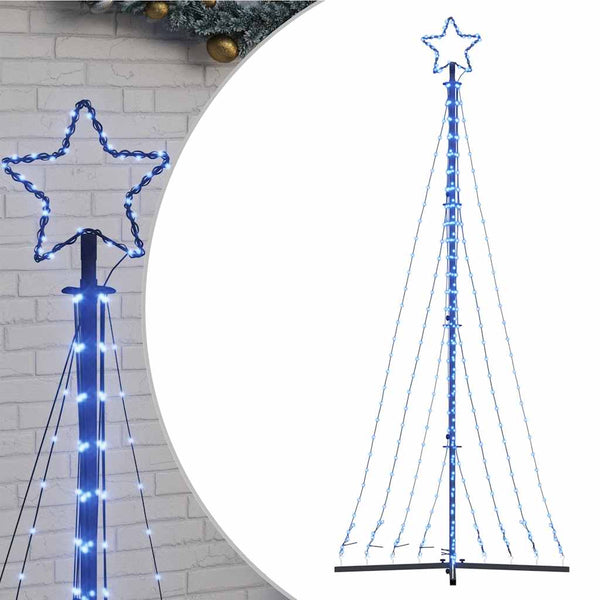 Led-Kerstboom 447 Leds 249 Cm Blauw