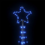 Led-Kerstboom 447 Leds 249 Cm Blauw
