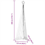 Led-Kerstboom 495 Leds Warm Wit 300,5 Cm Warmwit