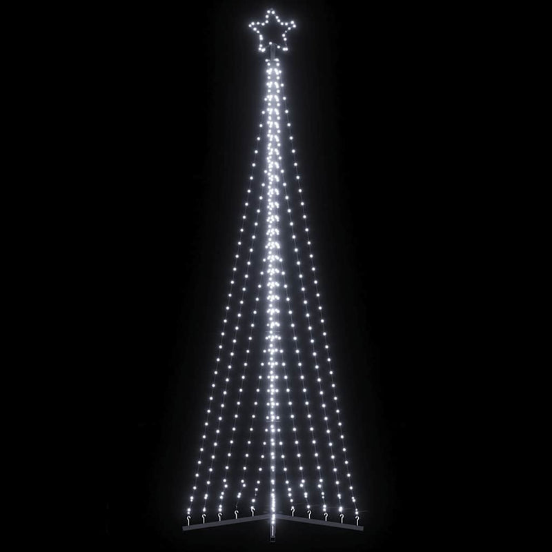 Led-Kerstboom 339 Leds Koud Wit 187 Cm Koudwit