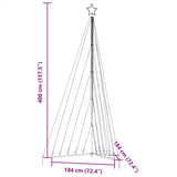 Led-Kerstboom 570 Leds Kleurrijk 399 Cm Multikleur