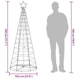 Led-Kerstboom 200 Leds Koud Wit Koudwit