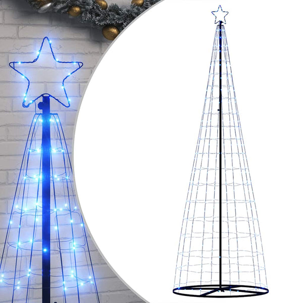 Led-Kerstboom 550 Leds 304 Cm Blauw Koudwit