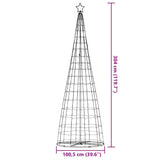 Led-Kerstboom 550 Leds 304 Cm Blauw Koudwit