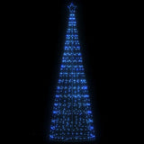 Led-Kerstboom 550 Leds 304 Cm Blauw Koudwit