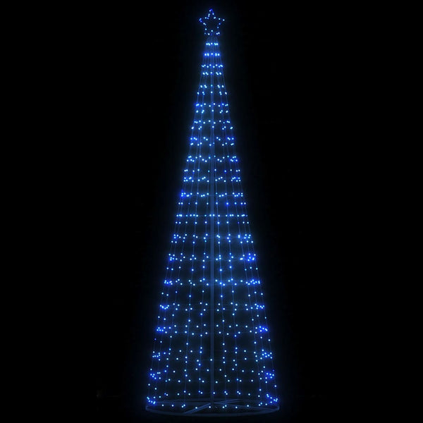Led-Kerstboom 550 Leds 304 Cm Blauw Koudwit