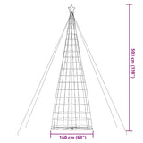 Led-Kerstboom 1534 Leds Blauw
