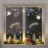 Kerstverlichting Vallende Ster Silhouet 2 St 50 Led's Warm Wit