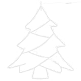 Kerstverlichting Kerstboom Silhouet 2 St 50 Leds Warm Wit