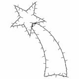 Kerstverlichting Vallende Ster Silhouet 115 Leds Warm Wit