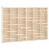 Houten Verzamelaarsvitrine Met 60 Vakken 60X4,5X40,5Cm