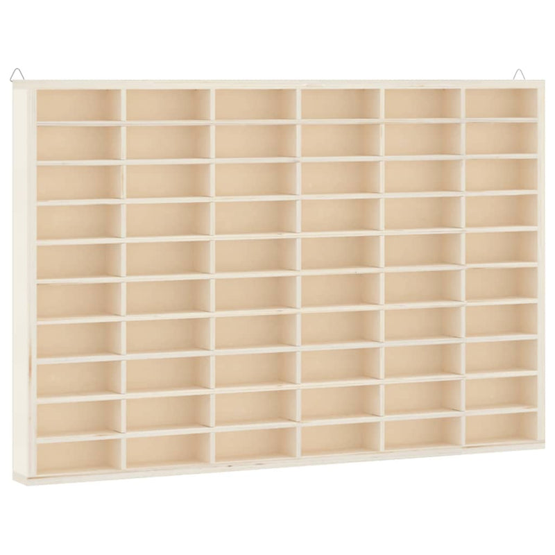 Houten Verzamelaarsvitrine Met 60 Vakken 60X4,5X40,5Cm