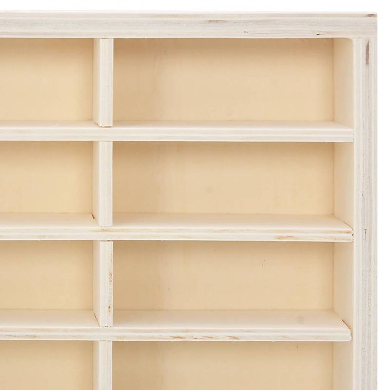 Houten Verzamelaarsvitrine Met 60 Vakken 60X4,5X40,5Cm