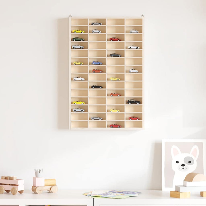 Houten Verzamelaarsvitrine Met 56 Vakken 40X4,5X60Cm