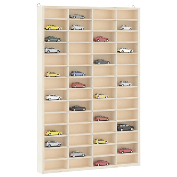 Houten Verzamelaarsvitrine Met 56 Vakken 40X4,5X60Cm
