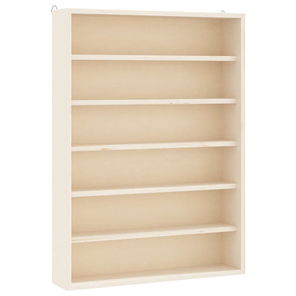 Houten Verzamelvitrine Met 6 Planken 40X8,5X55 Cm