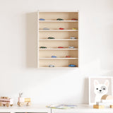 Houten Verzamelvitrine Met 6 Planken 40X8,5X55 Cm
