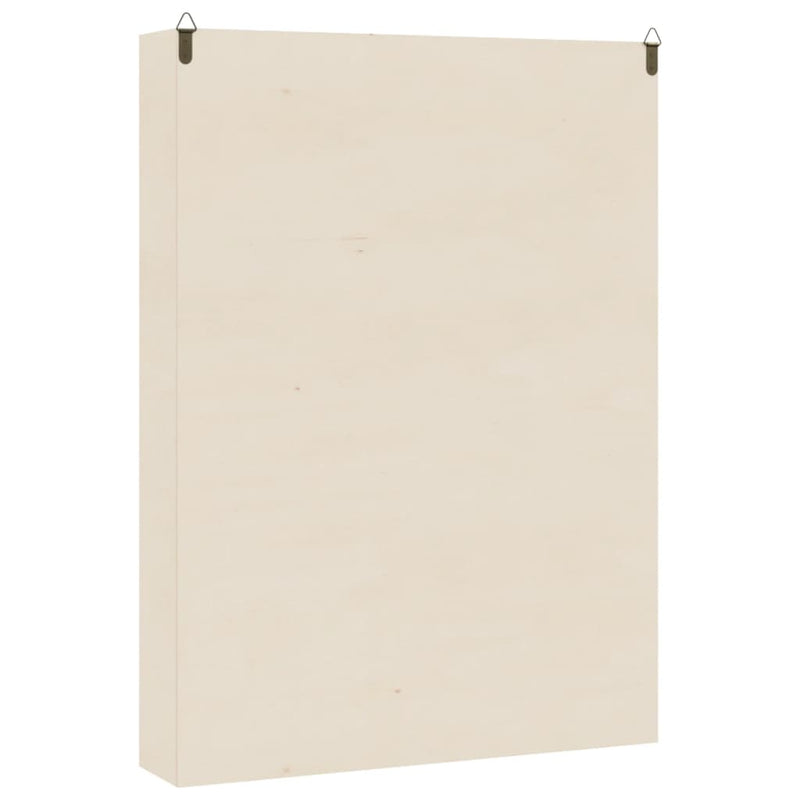 Houten Verzamelvitrine Met 6 Planken 40X8,5X55 Cm