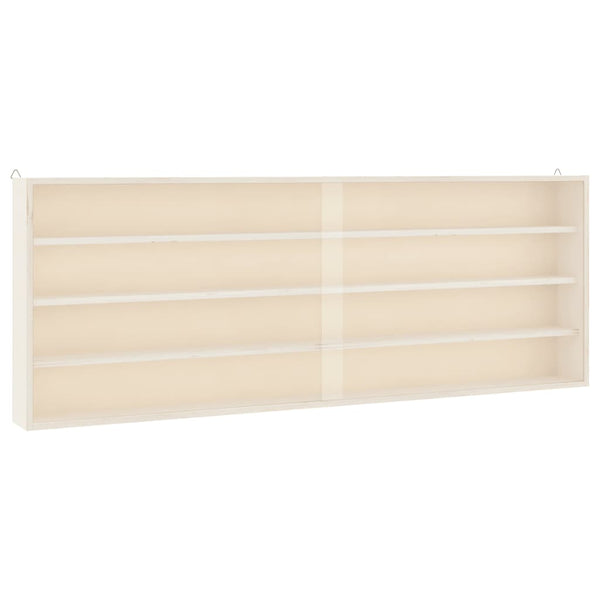 Houten Verzamelvitrine Met Deuren 100X8,5X37 Cm