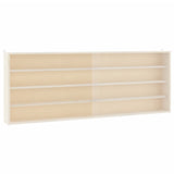 Houten Verzamelvitrine Met Deuren 100X8,5X37 Cm