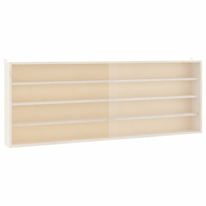 Houten Verzamelvitrine Met Deuren 100X8,5X37 Cm
