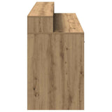 Bureau Met Led-Verlichting Hout Artisanaal Eiken