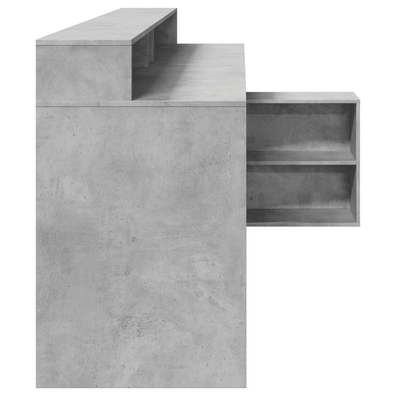 Bureau Met Led-Verlichting 200X104X91 Cm Hout