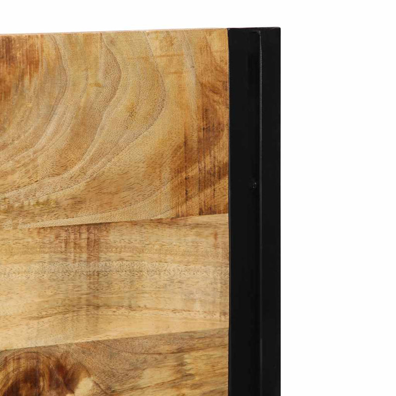 Hoofdeinde Massief Hout Mango En Ijzer