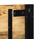 Hoofdeinde Massief Hout Mango En Ijzer