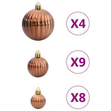 Kerstballen 98 St Ø3/4/6 Cm