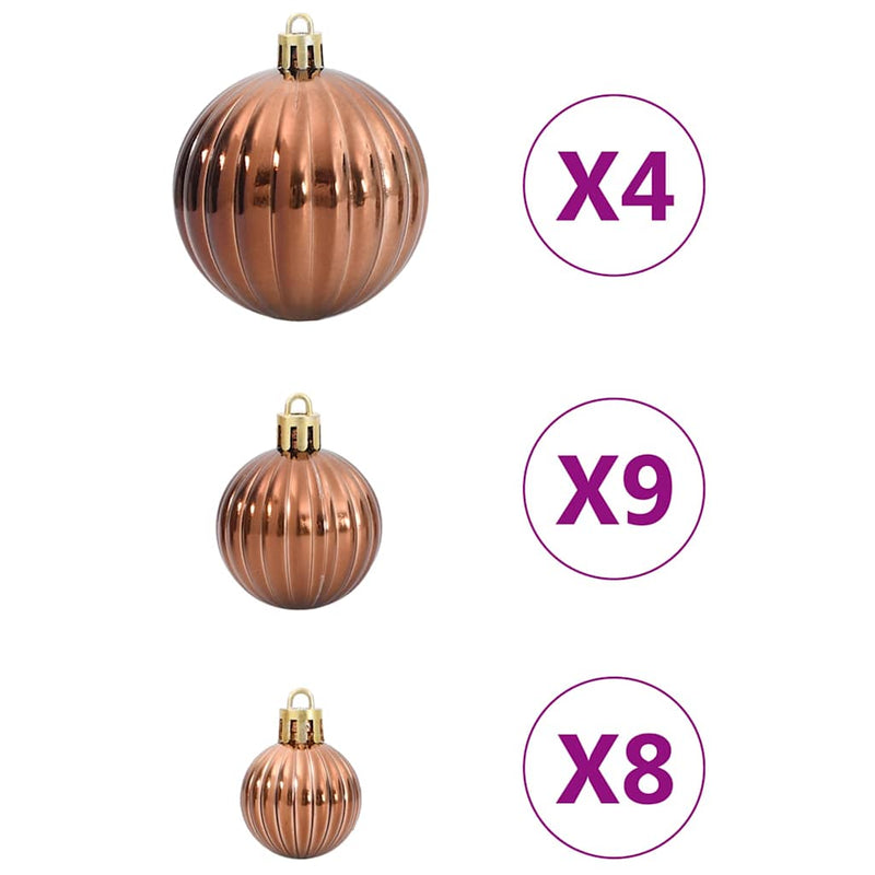 Kerstballen 98 St Ø3/4/6 Cm