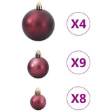 Kerstballen 98 St Ø3/4/6 Cm