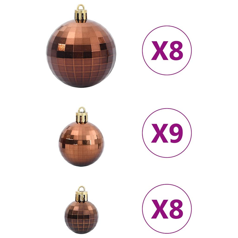 Kerstballen 98 St Ø3/4/6 Cm