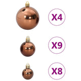 Kerstballen 98 St Ø3/4/6 Cm