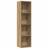 Boekenkast/Tv-Meubel 36X30X143Cm Bewerkt Hout Kleurig