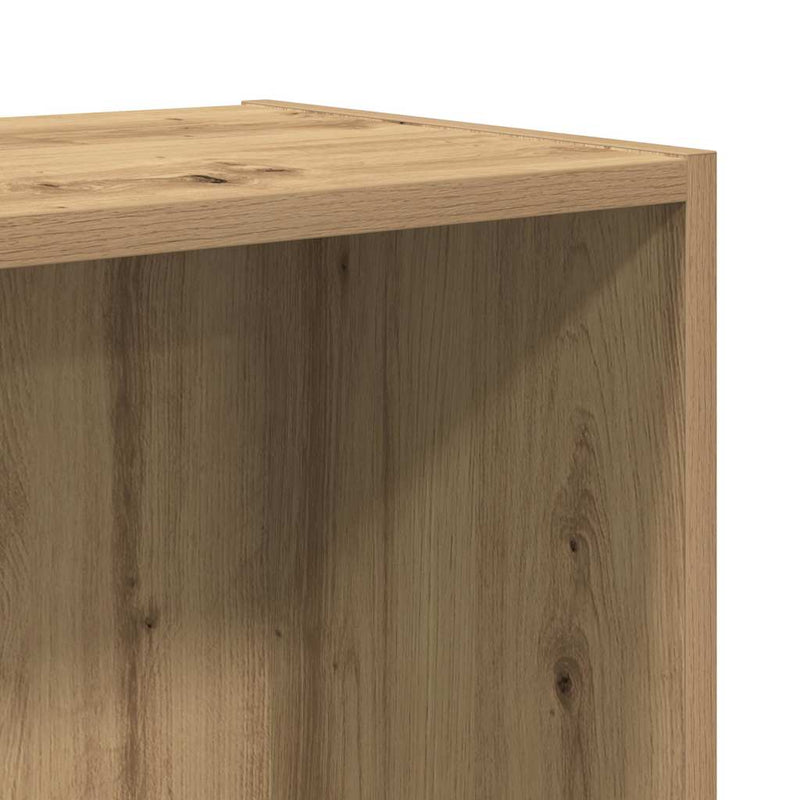 Boekenkast/Tv-Meubel 36X30X143Cm Bewerkt Hout Kleurig