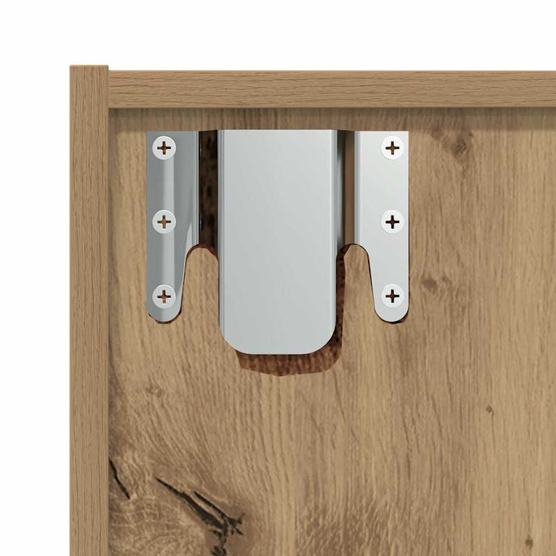 Boekenkast/Tv-Meubel 36X30X143Cm Bewerkt Hout Kleurig