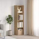 Boekenkast/Tv-Meubel 36X30X143Cm Bewerkt Hout Kleurig