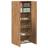 Schoenenkast 80X35,5X180 Cm Bewerkt Hout