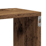 Wandschap 104X20X58,5 Cm Bewerkt Hout Kleurig