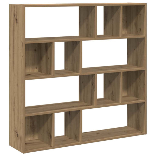 Boekenkast/Kamerscherm 105X24X102 Cm Artisanaal Eikenkleur